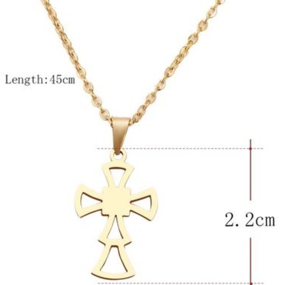 Religious Cross Necklace - Picture 2 of 2